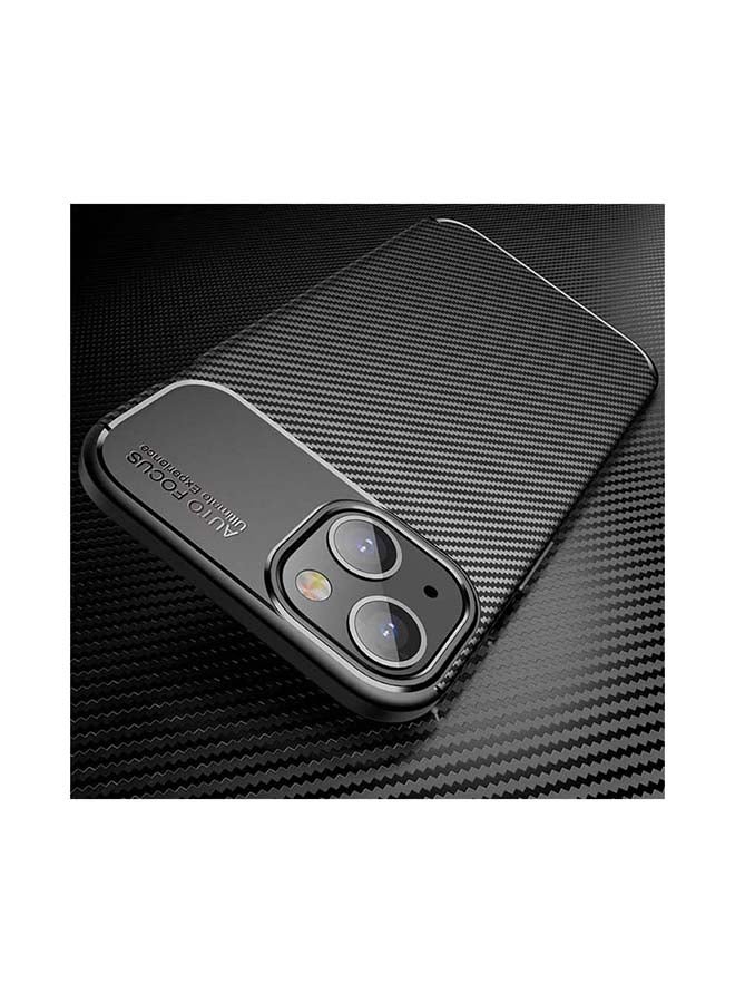 Theodor Carbon Fiber Protective Case Cover For Apple iPhone 13 Black - Image 4