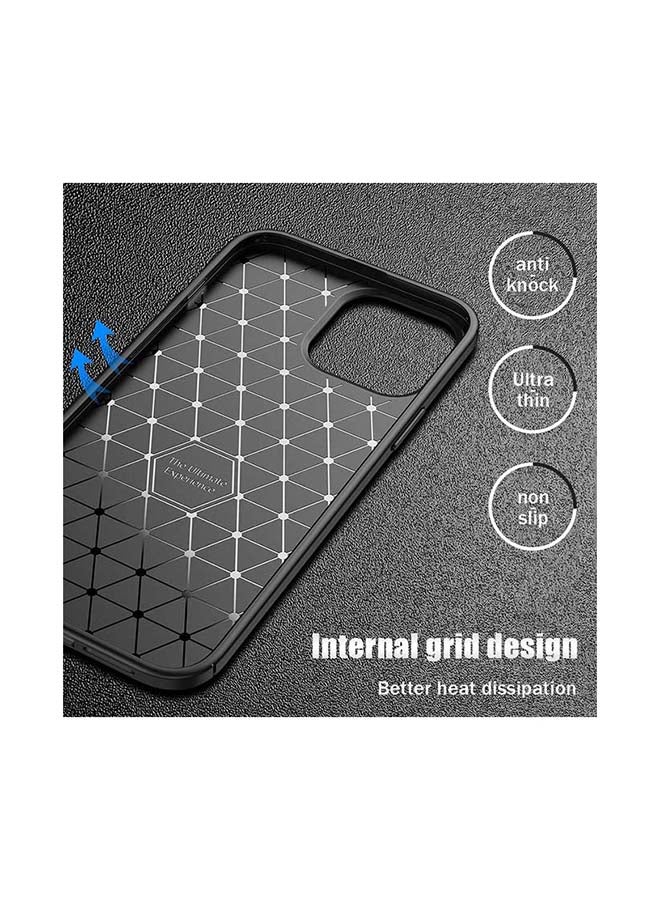 Theodor Carbon Fiber Protective Case Cover For Apple iPhone 13 Pro Black - Image 3