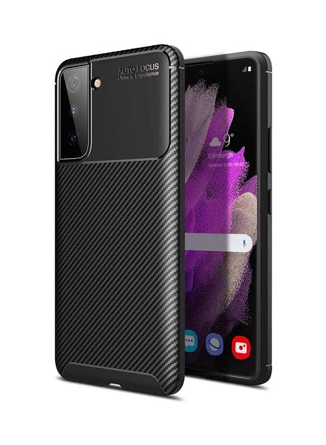 Theodor Carbon Fiber Protective Case Cover For Samsung Galaxy S21 Black - Image 1