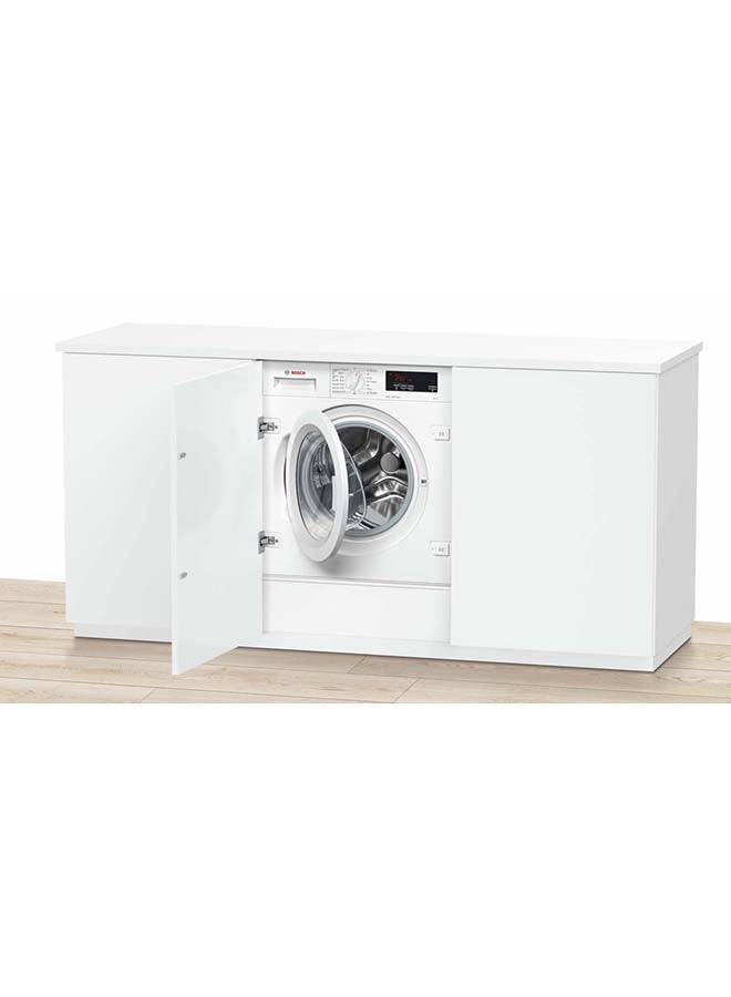 BOSCH - Built-in 8Kg, Washer, Energy efficiency class 
4Star. Drum volume: 52 l, Spin speed selection 1200 
to 500 rpm WIW24560GC White - Image 1