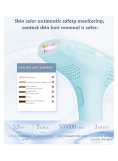 MLAY Permanent IPL Laser Hair Removal Device Light Green 6.98x8.27inch  - Image 2