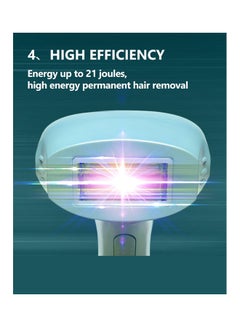 MLAY Permanent IPL Laser Hair Removal Device Light Green 6.98x8.27inch  - Image 4