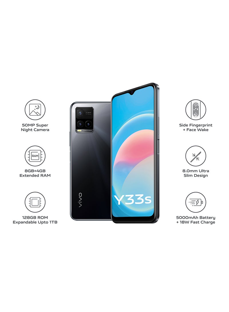 vivo Y33s Dual SIM Mirror Black 8GB RAM 128GB 4G LTE  - Image 2