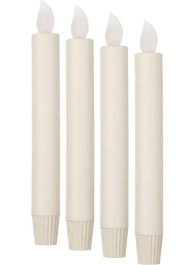 شمعة LED تعمل بالبطارية أبيض 20x2.5سم - Image 1