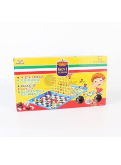 Generic 2-4 Players 6 in 1 kids Snake & Ladder Chess Ludo Game 