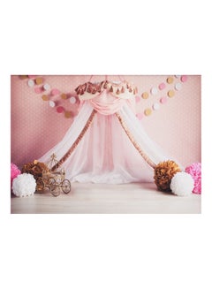 Generic Photography Background Photo Studio Prop for Baby Girl Portrait and Party Decoration 2.1 x 1.5m Multicolour  - Image 1