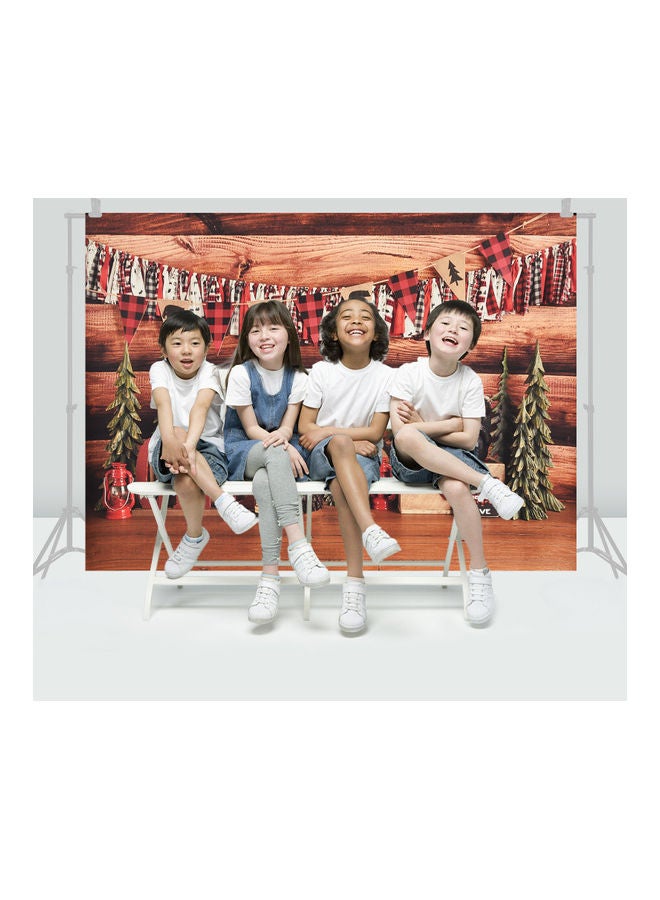 Photography Background with Wood Floor Photo Studio Prop for Portrait and Party Decoration 2.1 x 1.5m Multicolour - Image 3