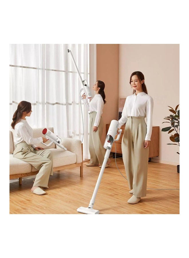 Deerma - Handheld Vacuum Cleaner 15KPA Portable Lightweight Wired Household Strength Dust Collector 600 kW DX300 White - Image 1