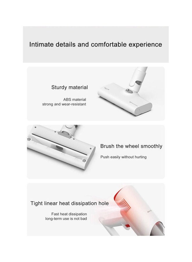 Deerma - Handheld Vacuum Cleaner 15KPA Portable Lightweight Wired Household Strength Dust Collector 600 kW DX300 White - Image 1