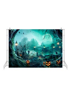 Generic Halloween Theme Portrait Photography Background with Pumpkin Pattern Multicolour  - Image 3