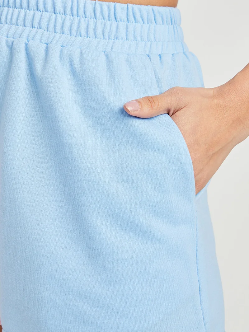 Closet By Styli Colourblock Tonal Elastic Waist Runner Shorts Multicolour