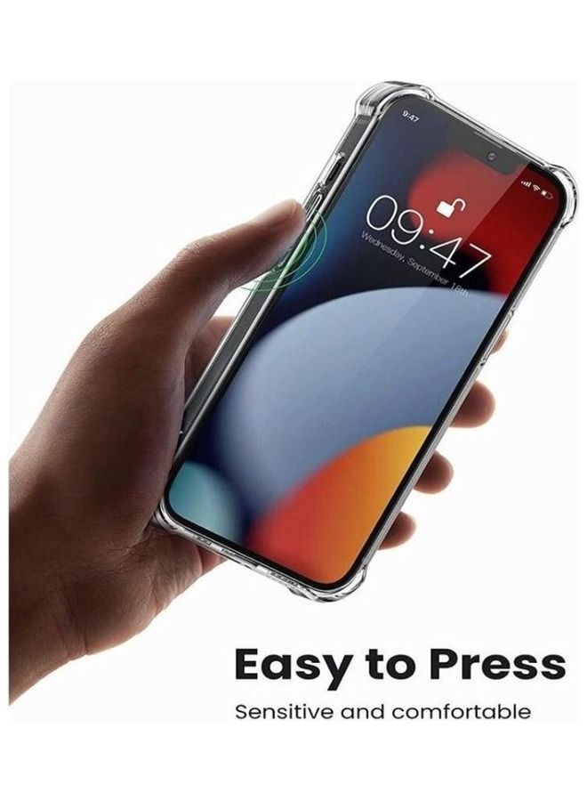 Generic - Protective Case Cover 4 Corners Bumper Shockproof For Apple iPhone 13 Pro Clear - Image 1