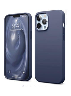 Liquid Silicone Case For Apple iPhone 13 Pro Max Case 6.7-inch Jean Indigo