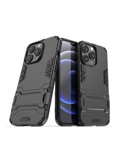 Protective Shockproof Case With Stand For Apple iPhone 13 and 13 Pro Black
