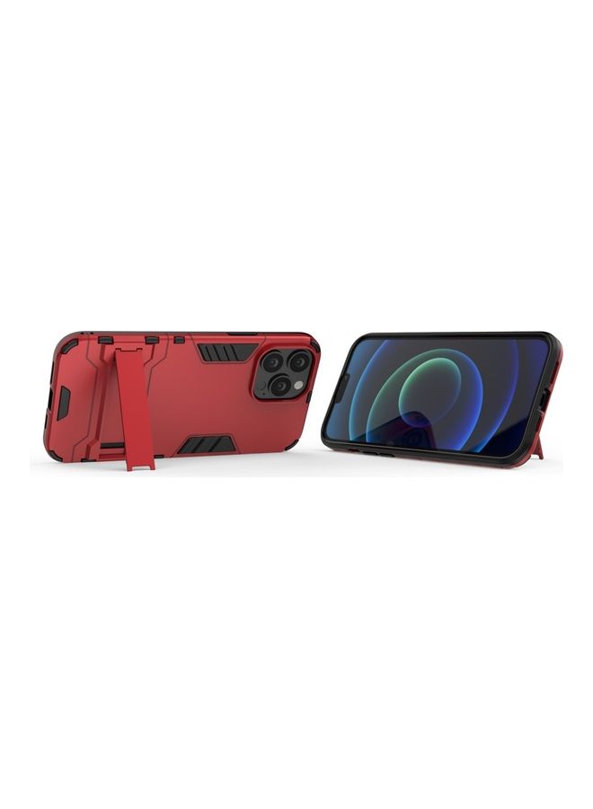 Protective Shockproof Case With Stand For Apple iPhone 13 Pro Max Red