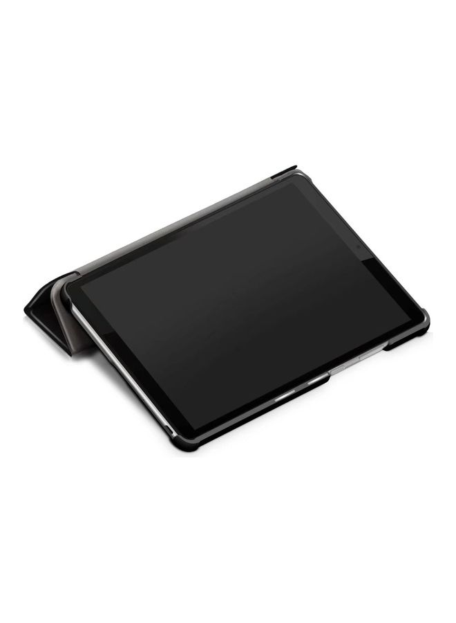 Slim Light Trifold Stand Hard Shell Folio Case Cover for Lenovo Tab M8 Black - Image 4