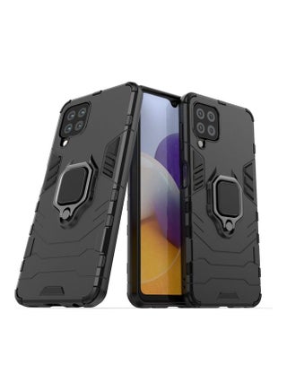 Protective Case Cover With Ring Holder For Samsung Galaxy A22 4G Black - v1634214070/N51360504A_1