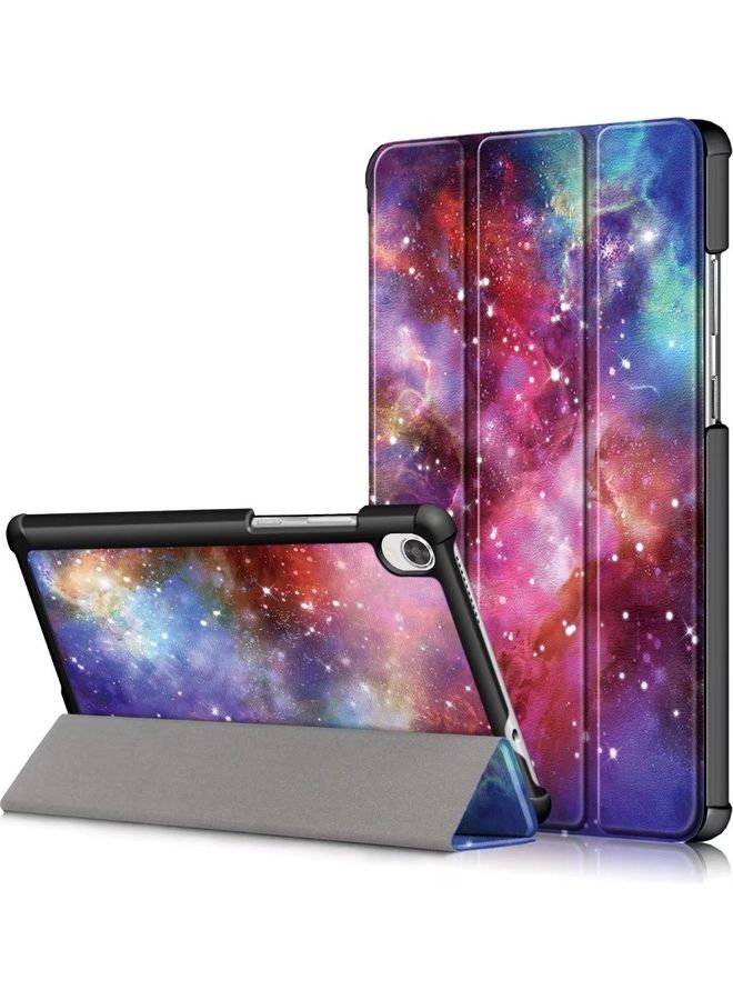 Slim Light Cover Trifold Stand Hard Shell Folio Case for Lenovo Tab M8 Multicolour - Image 1