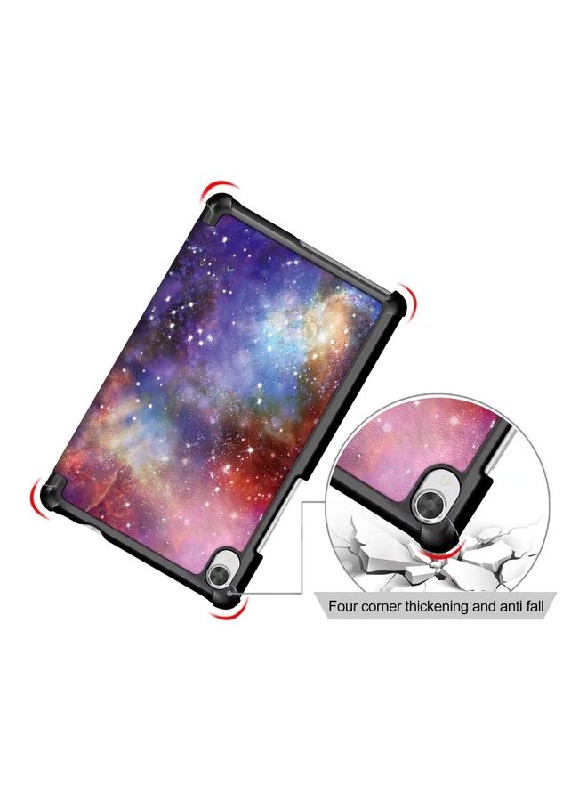 Slim Light Cover Trifold Stand Hard Shell Folio Case for Lenovo Tab M8 Multicolour - Image 2