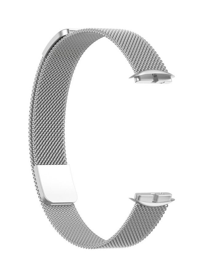 FITME - Replacement Milanese Band for Fitbit Luxe Silver - Image 1