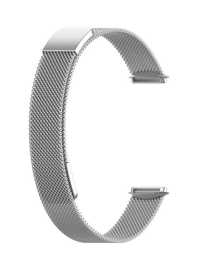 FITME - Replacement Milanese Band for Fitbit Luxe Silver - Image 1