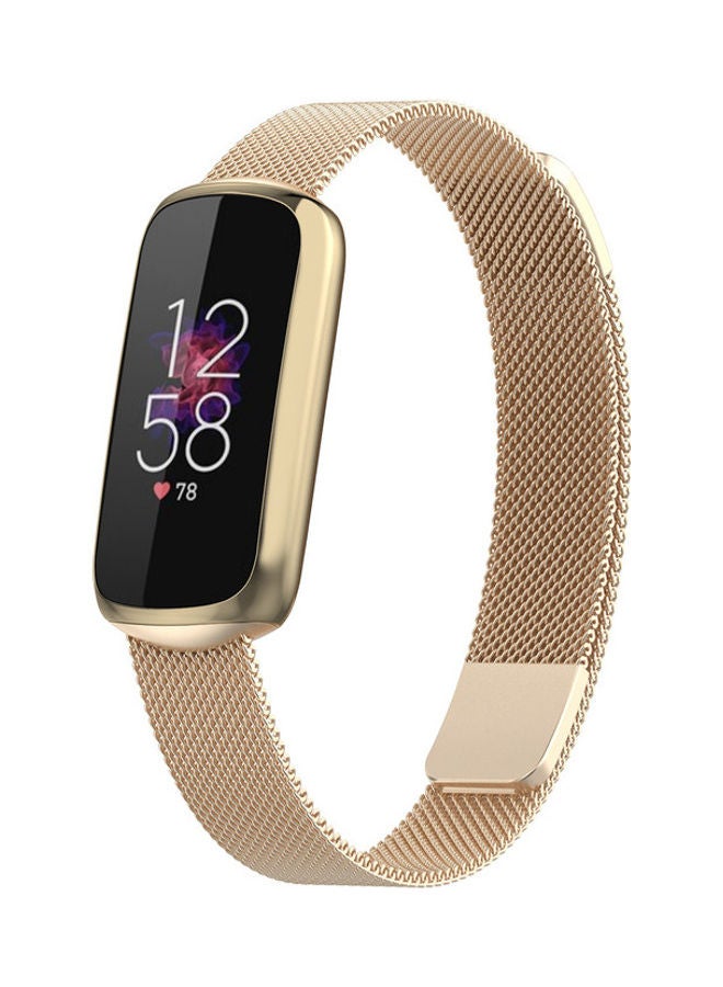 FITME - Replacement Milanese Band for Fitbit Luxe Gold - Image 1