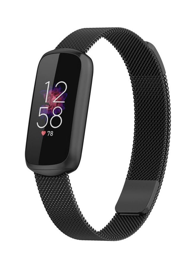 FITME - Replacement Milanese Band for Fitbit Luxe Black - Image 1