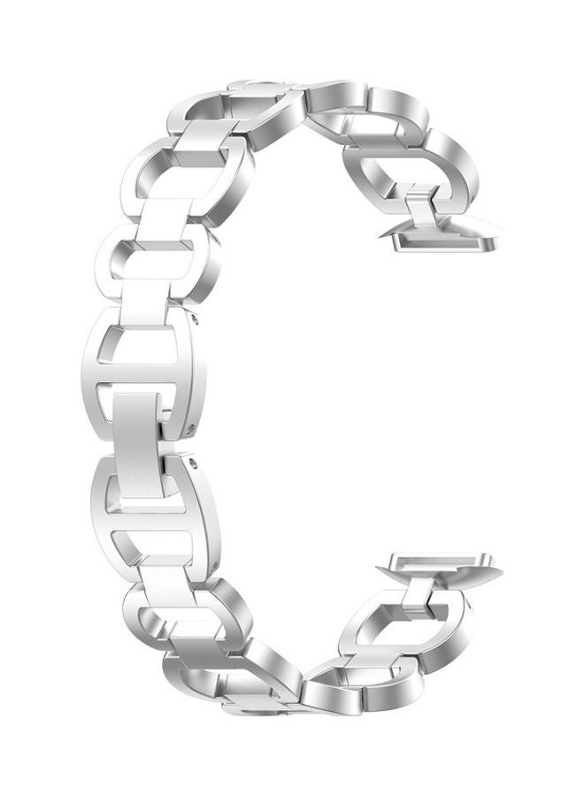 FITME Replacement Metal Bracelet for Fitbit Luxe Silver  - Image 5