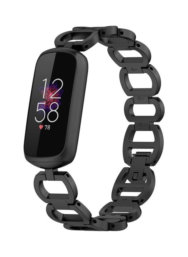 FITME Replacement Metal Bracelet for Fitbit Luxe Black  - Image 1