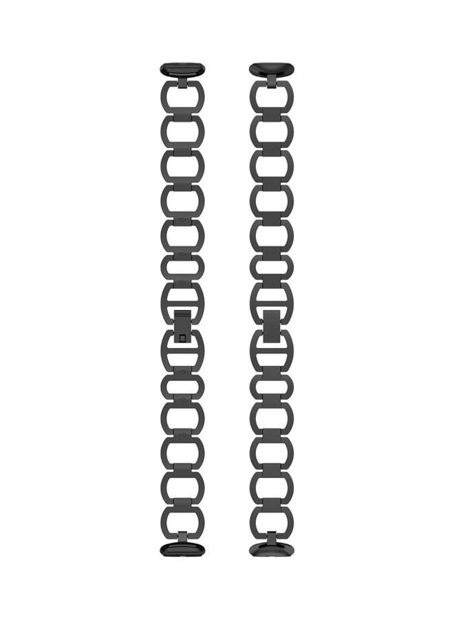 FITME Replacement Metal Bracelet for Fitbit Luxe Black  - Image 3