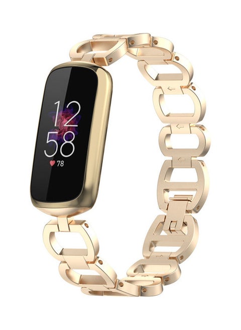 Replacement Metal Bracelet for Fitbit Luxe Gold