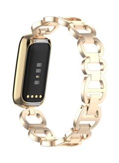 FITME Replacement Metal Bracelet for Fitbit Luxe Gold  - Image 2