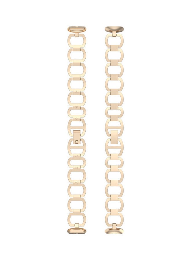 FITME Replacement Metal Bracelet for Fitbit Luxe Gold  - Image 3