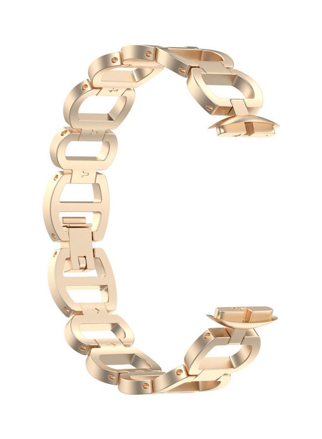 FITME Replacement Metal Bracelet for Fitbit Luxe Gold  - Image 4
