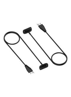FITME 2-Pack of Charging Cable for Fitbit Luxe / Charge 5 / Charge 6 Black  - Image 1