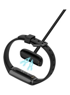 FITME 2-Pack of Charging Cable for Fitbit Luxe / Charge 5 / Charge 6 Black  - Image 4