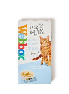 Webbox Lick-E-Lix Milk And Yoghurt Cream 7 Sachets 10grams  - Image 1