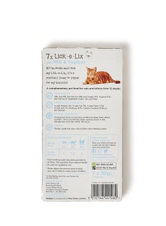 Webbox Lick-E-Lix Milk And Yoghurt Cream 7 Sachets 10grams  - Image 2