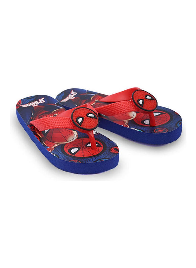 MARVEL - Kids Fan Haul X Spiderman LED Flip Flops Red - Image 1