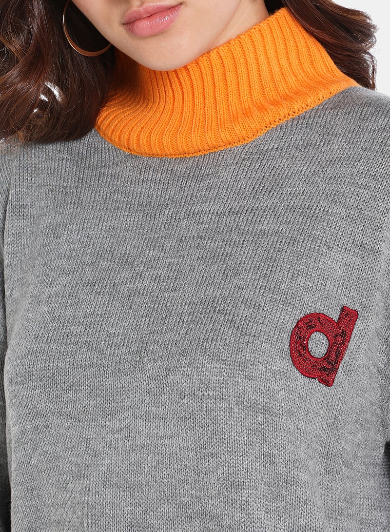 DRIP - Casual Pullover Grey - Image 1