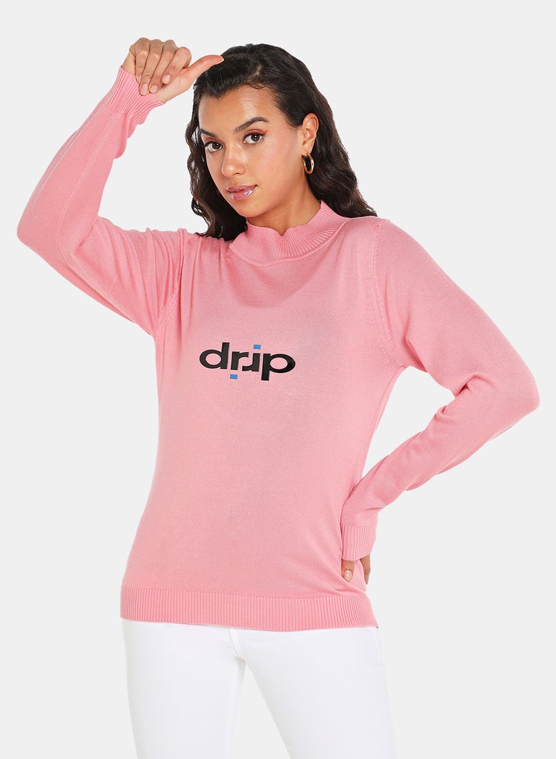 DRIP Casual Pullover Pink  - Image 1