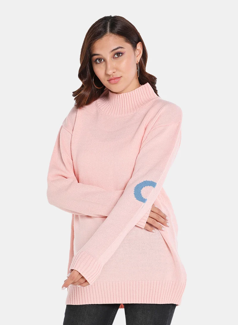 DRIP Casual Sweater Pink