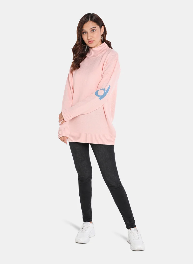DRIP Casual Sweater Pink
