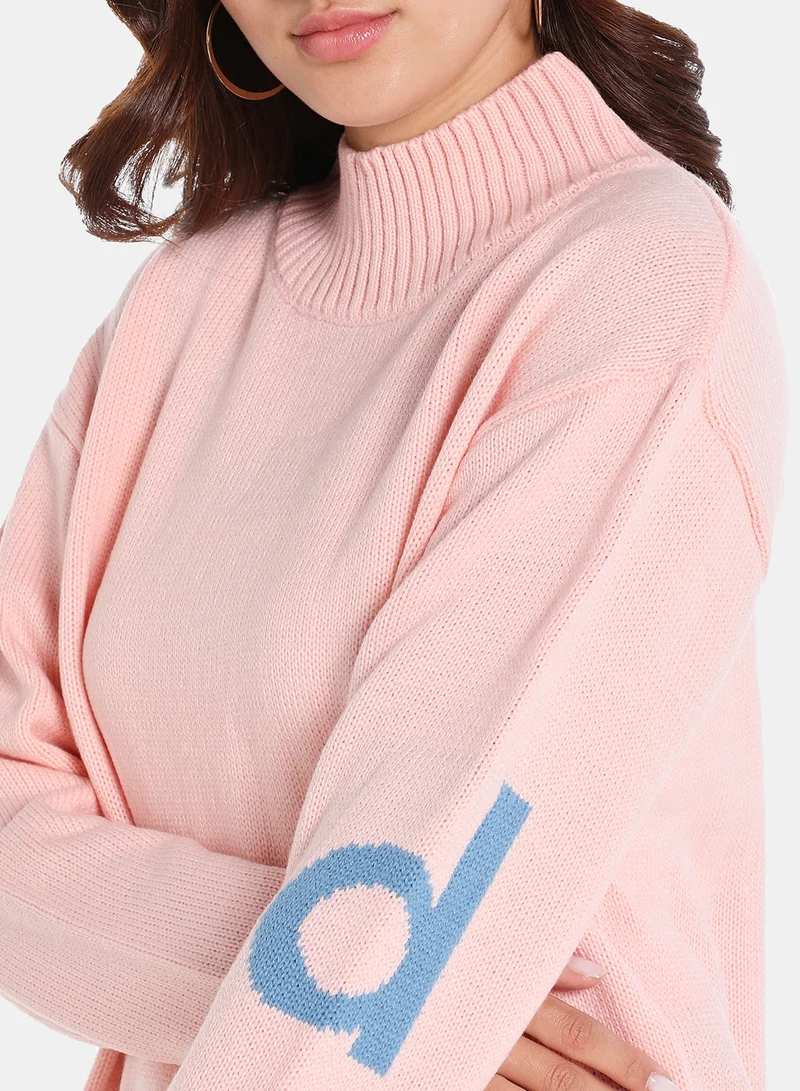 DRIP Casual Sweater Pink