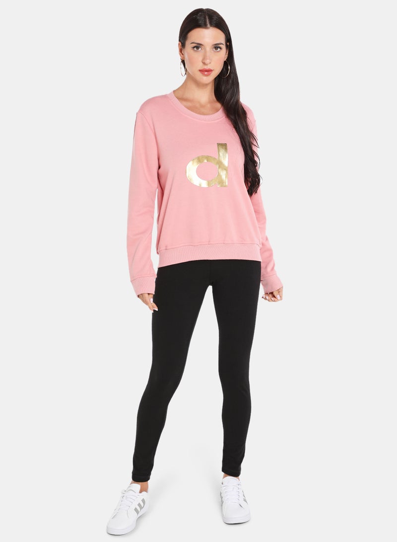 دريب بلوفر سهل الارتداء زهري - Image 4