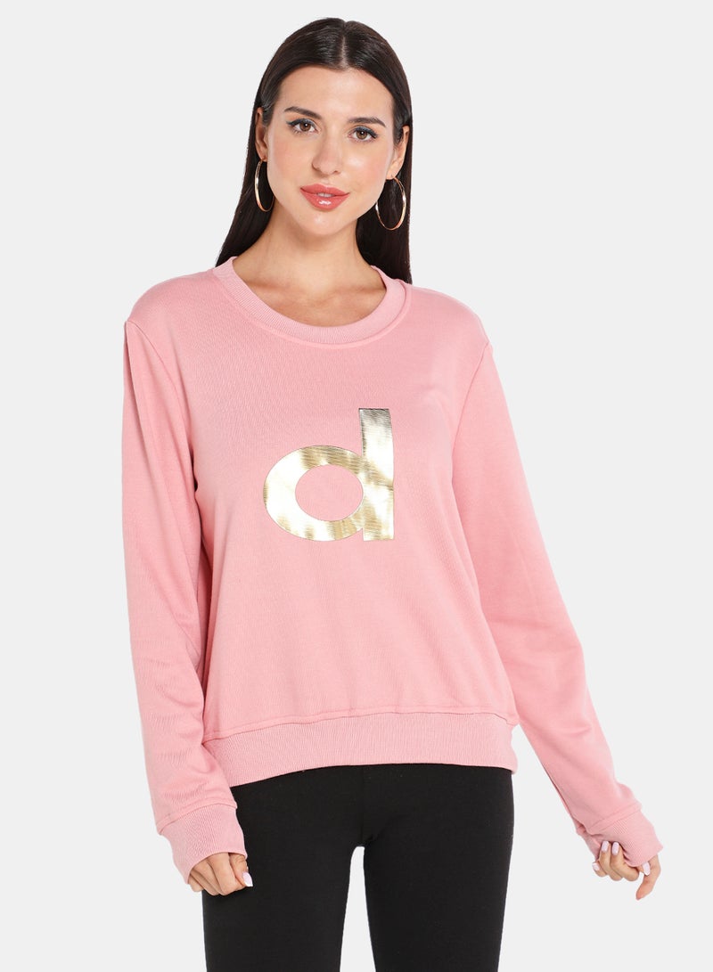 دريب بلوفر سهل الارتداء زهري - Image 1