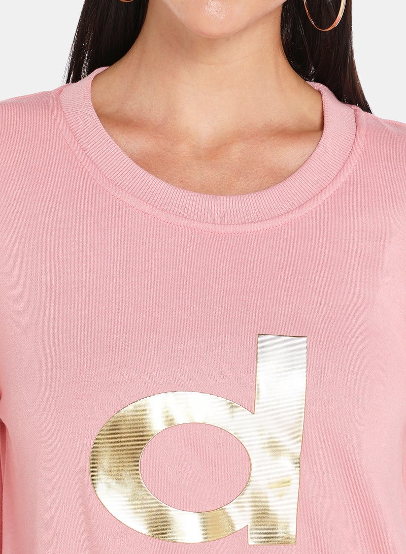 دريب بلوفر سهل الارتداء زهري - Image 3