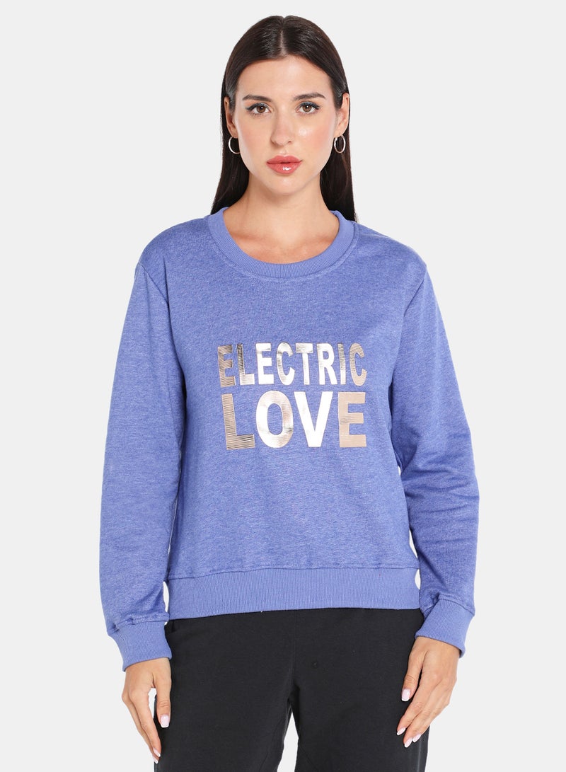 DRIP - Pop-Over Pullover Royal Blue - Image 1