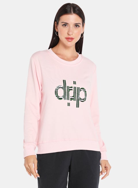 Pop-Over Pullover Pink