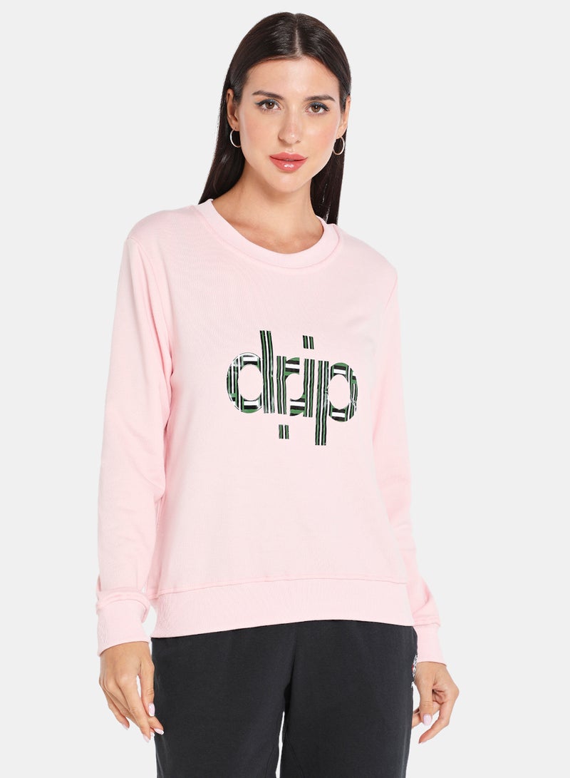 DRIP - Pop-Over Pullover Pink - Image 1